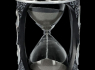 Přesýpací hodiny Black and silver Wiccan  