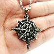 Přívěsek s řetízkem Viking Compass Vegvisir CHAIN  