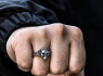 OCELOVÝ PRSTEN LEBKA Wedding Ring  