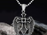 Přívěsek chirurgická ocel Fallen Angel Wings BLACK  