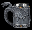 Půllitr korbel (400 ml) Celtic Large black dragon  
