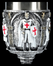 Kalich pohár Křižák White crusader  