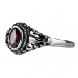 Prsten chirurgická ocel Ornament Red  