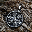 Přívěsek chirurgická ocel VIKING Yggdrasil Ouroboros  