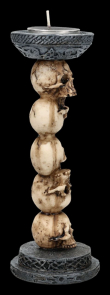 Svícen Skull column  