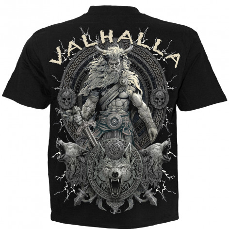 Metalové tričko s Vikingem - VALHALLA  