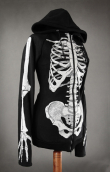 Dámská mikina SKELETON HOODIE  