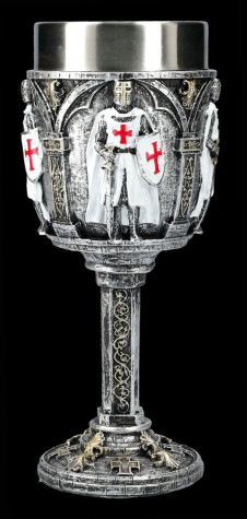 Kalich pohár Křižák White crusader