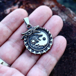 Přívěsek chirurgická ocel VIKING Ouroboros Fenrir Wolf  