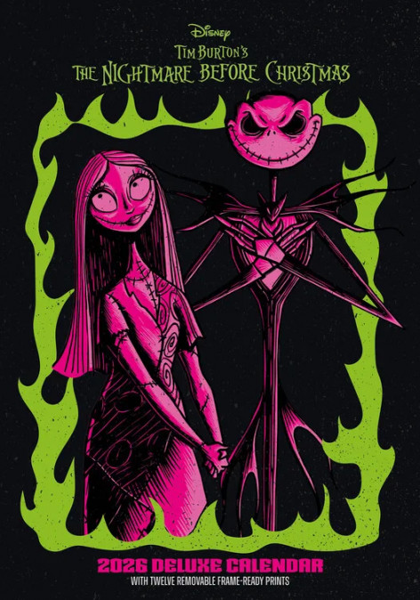  Nástěnný kalendář THE NIGHTMARE BEFORE CHRISTMAS 2026 A3 DELUXE  