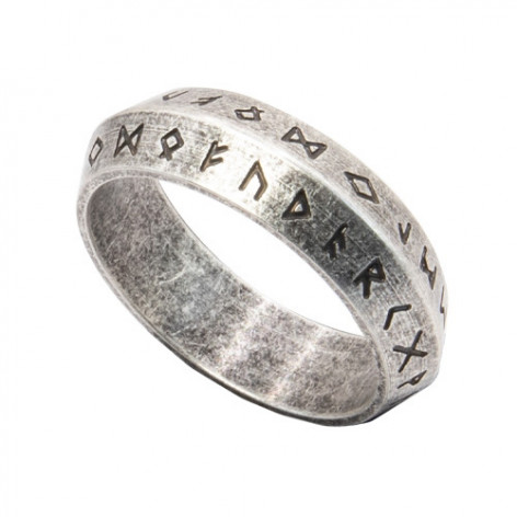Prsten chirurgická ocel Viking Runes Antique  