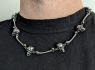 Řetízek s lebknou chirurgická ocel Skulls ´n´ Bones  