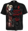 Unisex Tričko Spiral HORROR - HARLEY QUINN - EMBRACE MADNESS...