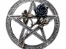 Dekorace Alchemy Gothic - Pentagram a růže Ruah Vered  