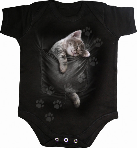 Dětské body Dupačky Spiral POCKET KITTEN FM167520  