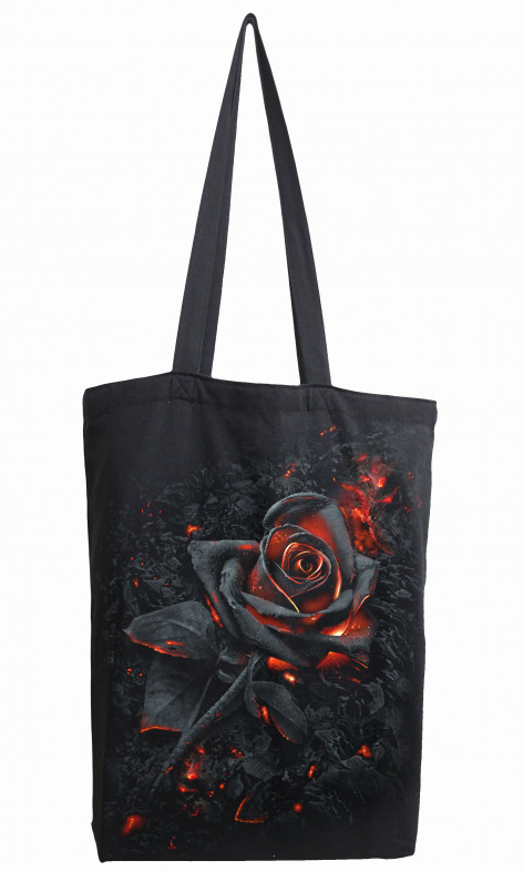 Plátěná taška Tote bag Spiral BURNT ROSE  