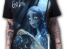 Unisex Tričko Spiral HORROR - CORPSE BRIDE - GLOW IN THE DARK...