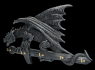 Věšák na klíče Drak BLACK DRAGON  