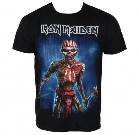 Metalové tričko Iron Maiden – Axe Eddie Book of Souls European Tour V.2  