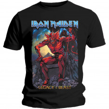 Pánské tričko Iron Maiden - Legacy of the Beast 2 Devil Rock Off IMTEE88MB