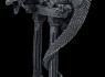 Svícen s drakem Black dragon  