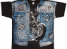 Motorkářské tričko BIKER JEANS VEST  