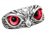 OCELOVÝ PRSTEN SOVA Red eyes  