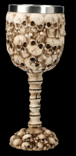 Kalich pohár Skull goblet  