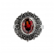 Prsten chirurgická ocel Red Ornament  