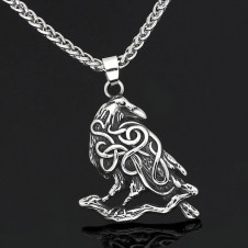 Přívěsek chirurgická ocel VIKING Celtic Knot Raven