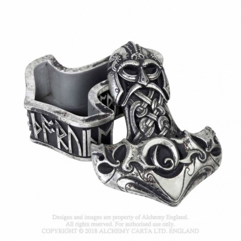 Šperkovnice Alchemy Gothic VIKING Thorovo kladivo Thor's Hammer  