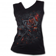 Dámské Tričko Spiral Ohnivá růže BURNT ROSE DW227391
