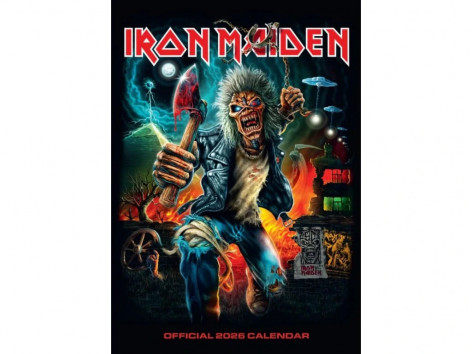  Nástěnný kalendář IRON MAIDEN 2026 A3  