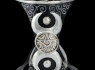 Přesýpací hodiny Black and silver Wiccan  