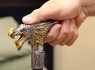 Vycházková hůl s drakem Steampunk Dragon II  