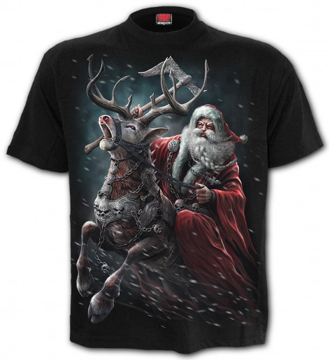 Metalové tričko Spiral SLEIGHER VIKING SANTA XXXXL  