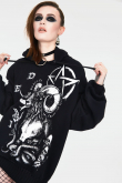 DÁMSKÁ MIKINA Devil Tarot Oversized HLA4283  