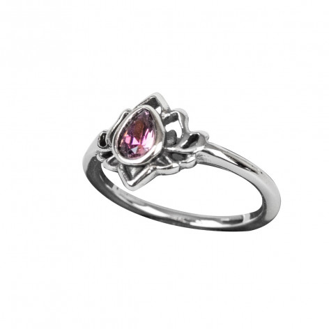 Prsten chirurgická ocel Kelt Purple Lotus  