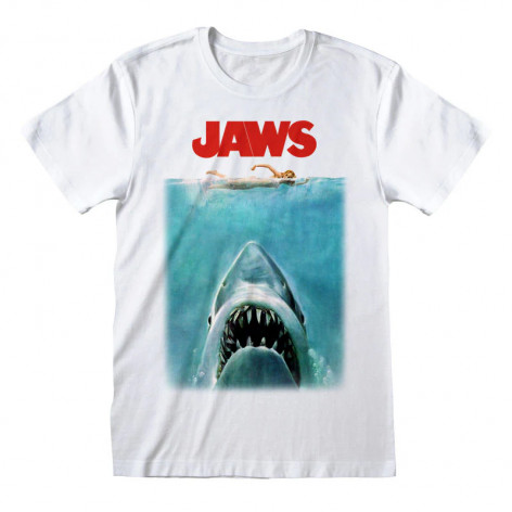 Unisex Tričko Spiral HORROR - ČELISTI JAWS - POSTER  
