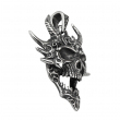 Přívěsek s lebkou chirurgická ocel Horned Skull  