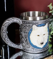 Půllitr korbel (450ml) s vlkem White Wolf Tankard Půllitr korbel (450ml) s vlkem White Wolf Tankard