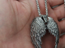 Přívěsek chirurgická ocel Vintage Angel Wings  