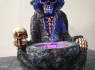 Lampa smrtka Grim reaper looks into a crystal (26cm)  