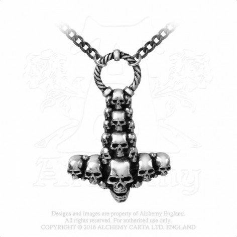Přívěsek Alchemy Gothic - Skullhammer  