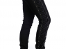 Dámské kalhoty Corset Style Black Skinny Jeans  