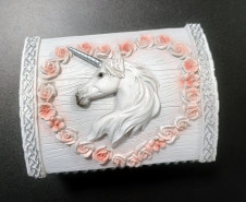 Krabička na cetky - šperkovnice JEDNOROŽEC WHITE UNICORN