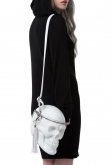 Kabelka taška KILLSTAR - Grave Digger Skull WHITE K-BAG-F-2938-WH  