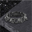 Náramek s lebkou nerezová ocel Hip Skull Black Náramek s lebkou nerezová ocel Hip Skull Black