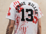 Pánské tričko Zombie Killer 13 WHITE  