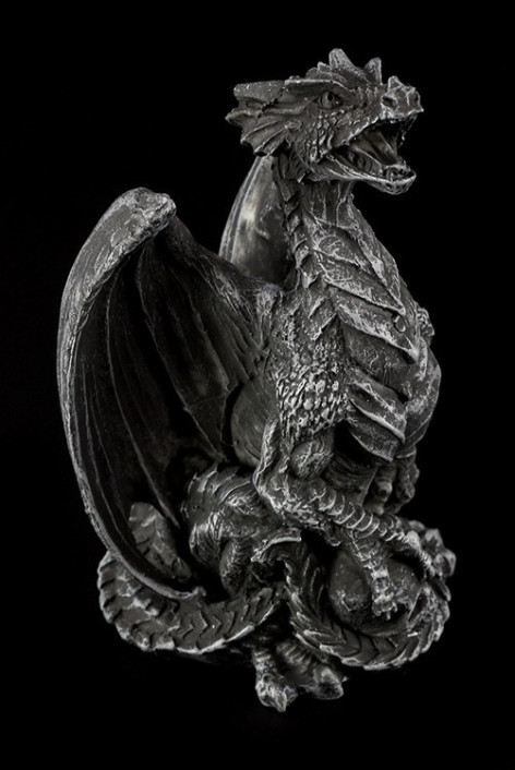 Figurka/soška malý drak Black Dragon 5  